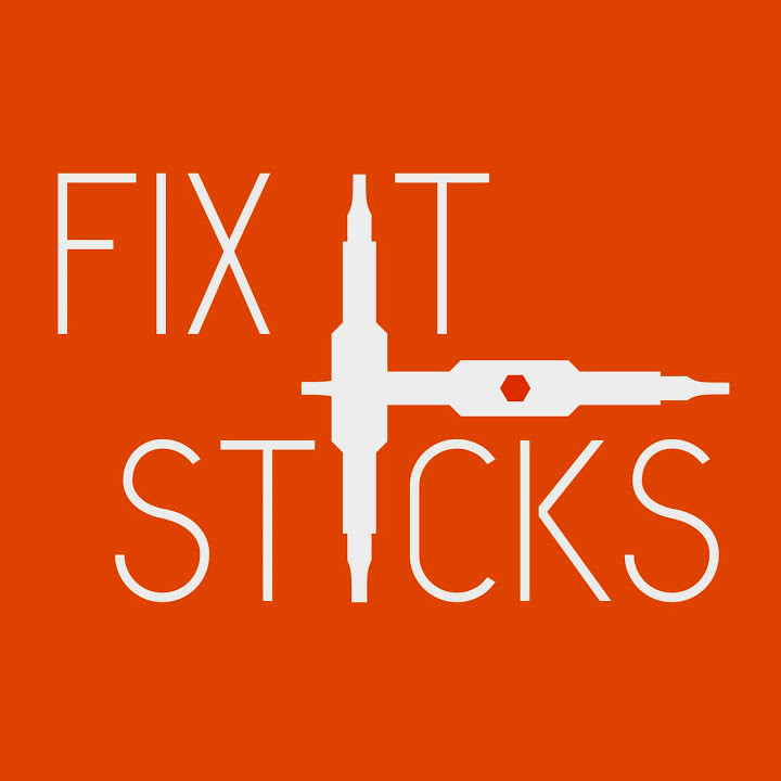 Fix It Sticks 18 Piece Interchangeable T-Handle & Bit Set W/ Compact Holder Case