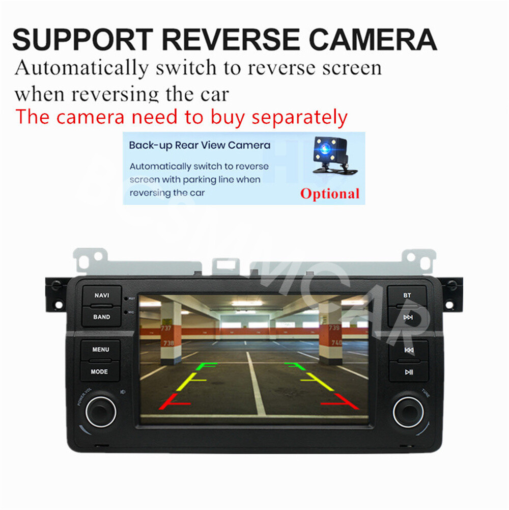 Fit For BMW E46 2-door Coupe 1999-2006 2DIN Car Stereo Radio Player Head Unit FM