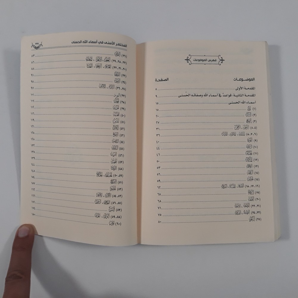 Islamic Arabic God Names المختصر الأسني في أسماء الله الحسنى اللاه الرحمن الرحيم