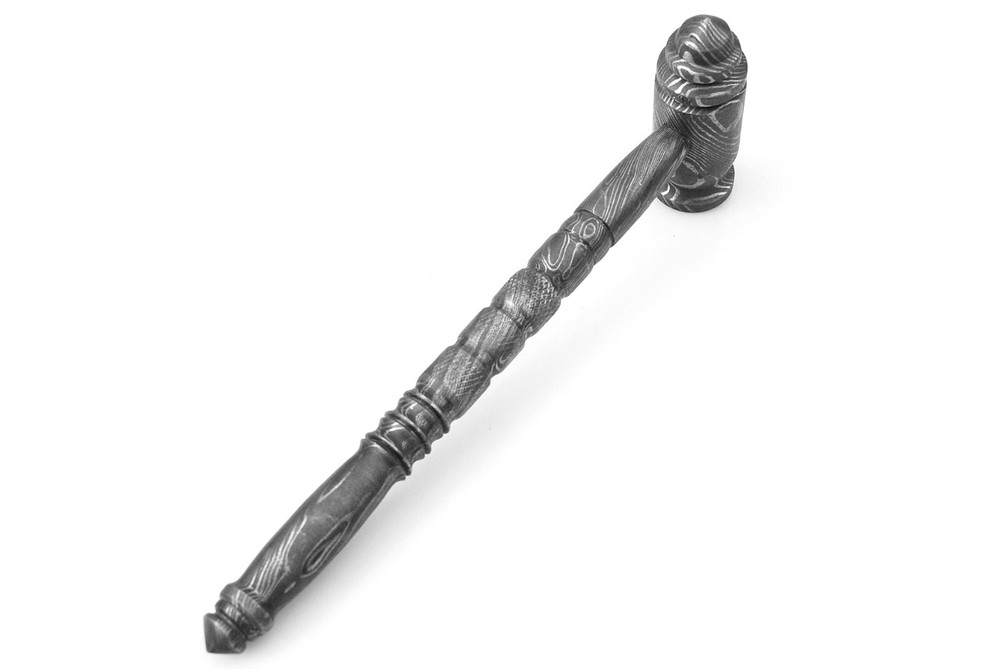 Custom Made Damascus Hammer with Damascus Handle
