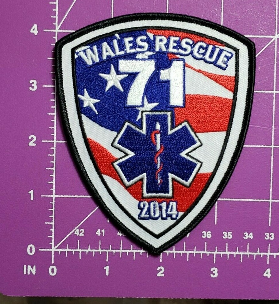 Wales Maine Rescue 71 shoulder patch