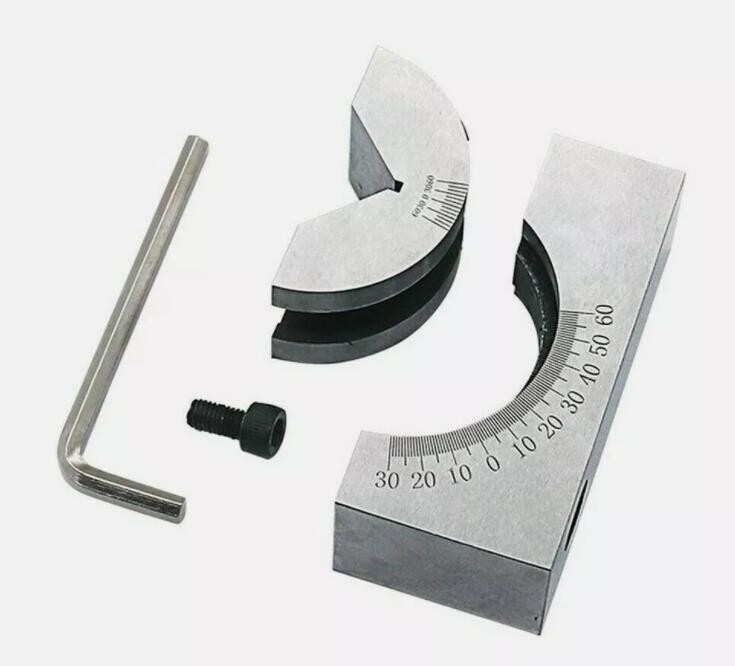 Adjustable Angle V Block Milling Setup 0-60 Degree Angle Block Precision Gauge
