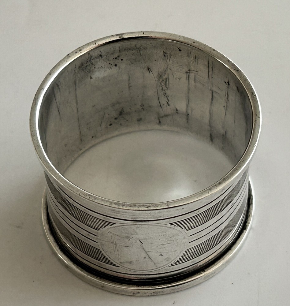 Silver Napkin Ring, Birmingham 1921, Henry Williamson Ltd