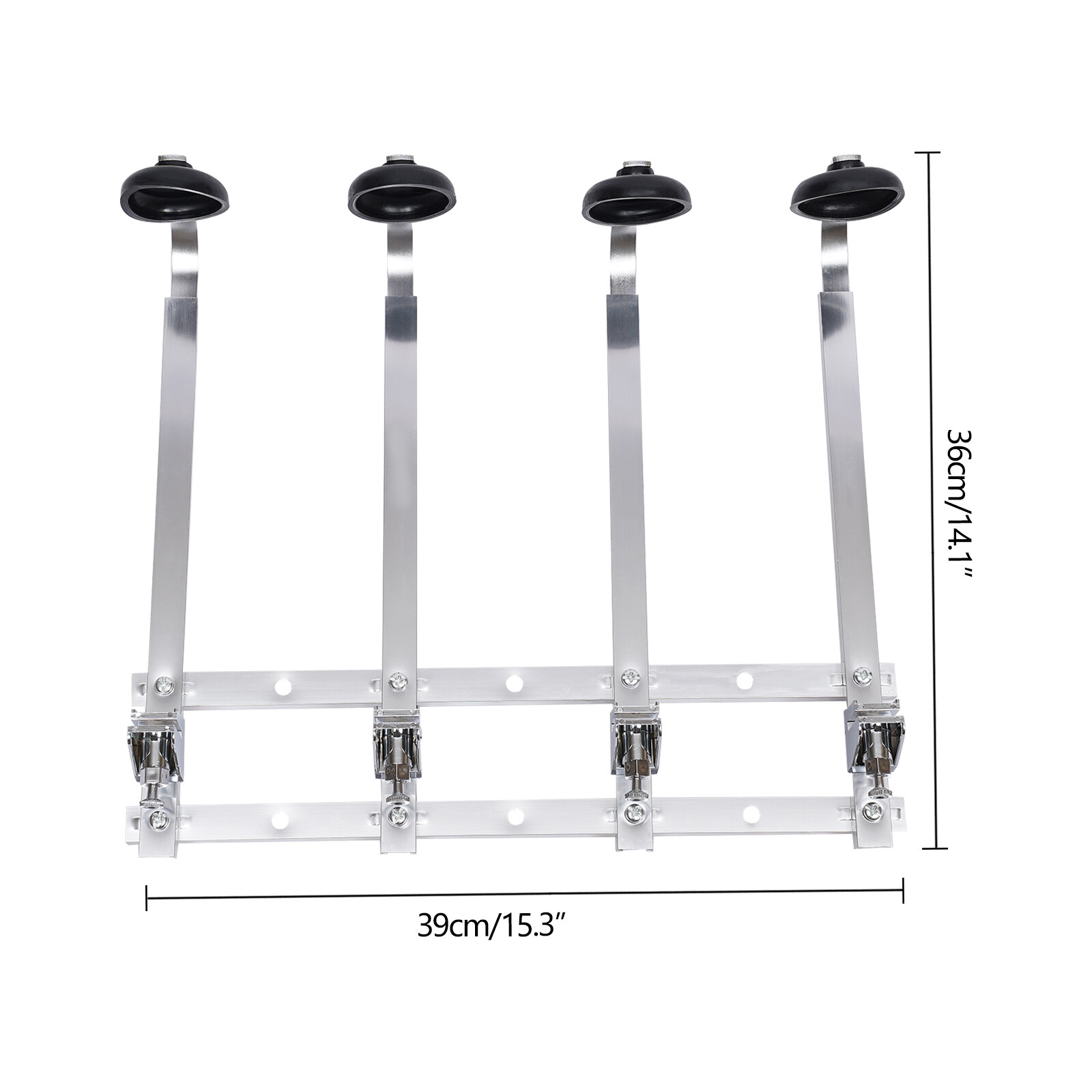 Wall Mounted 4-Bottle Dispenser for Whiskey, Wine, and Cocktails