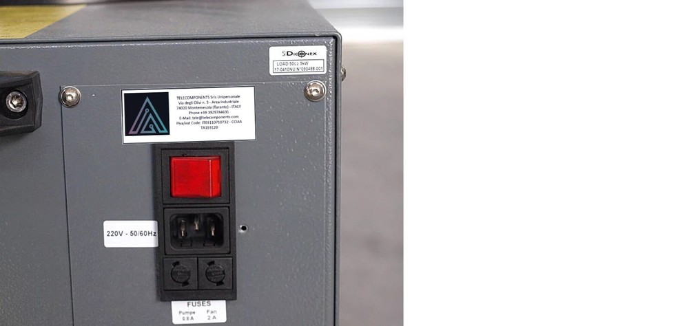 DICONEX OIL-COOLED RF COAXIAL TERMINATION / DUMMY LOAD, 5kW 50Ω