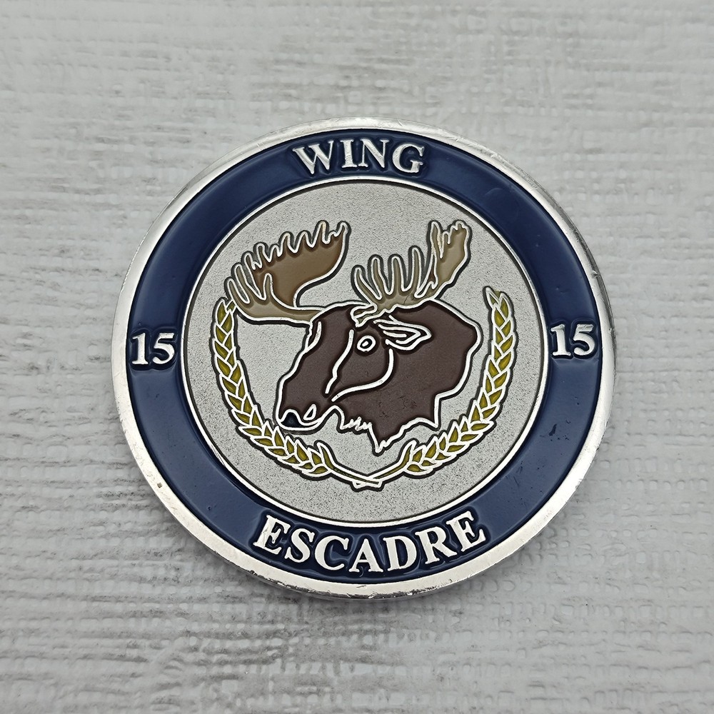RCAF 15 Wing Escadre Challenge Coin