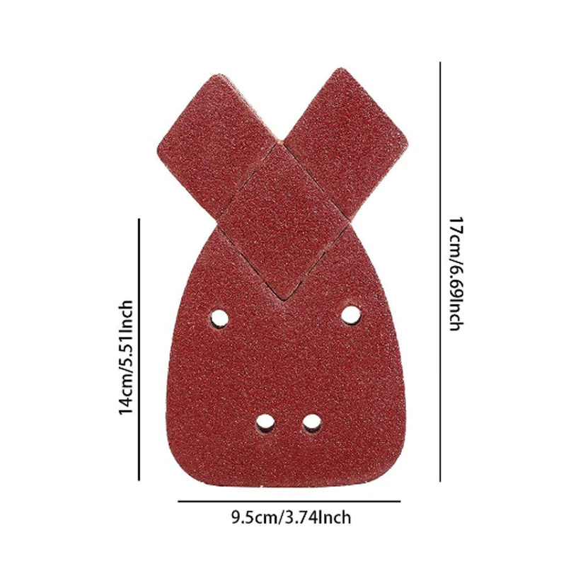 10pcs Mouse Sanding Sheets Sandpaper For Mouse Sander, Grit Pack 60 - 320 Grits