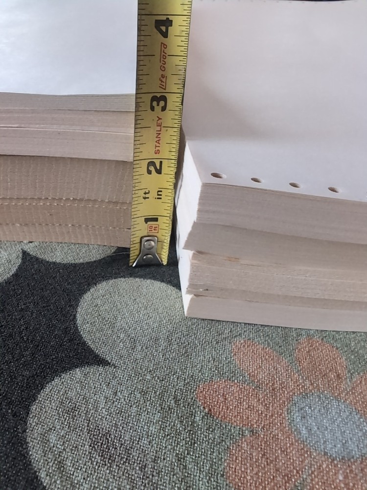 Continuous Dot Matrix Tractor Feed Printer Computer Paper 9.5"×11" & RARE