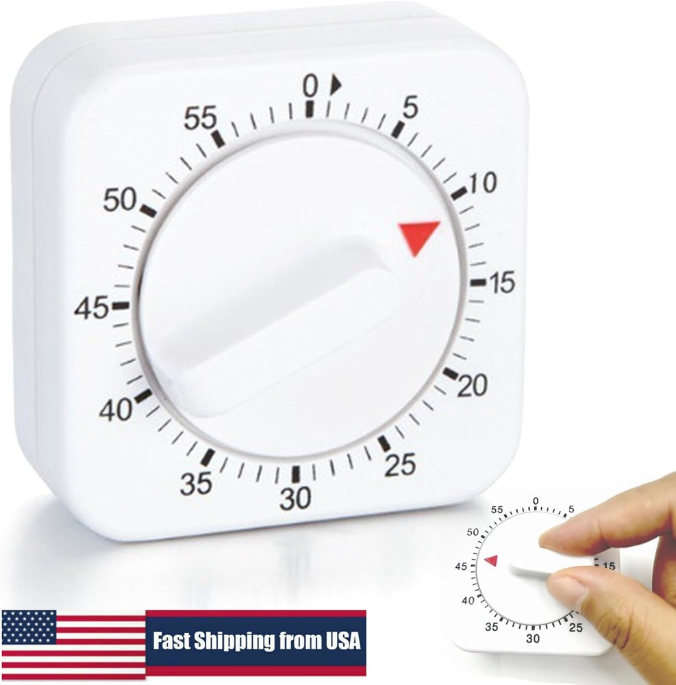 Kitchen Cooking Timer Alarm Count Down Mechanical Timer 60 minutes Counter