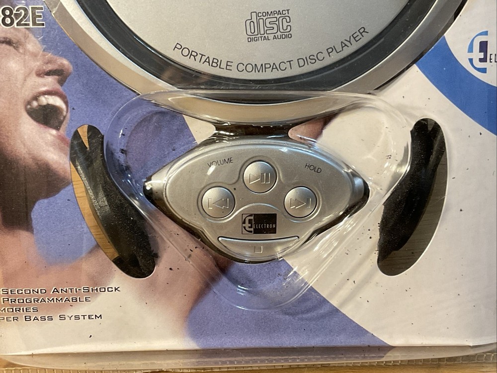 Electron Curtis CD082E Portable CD Player Compact Disc Player With Remote