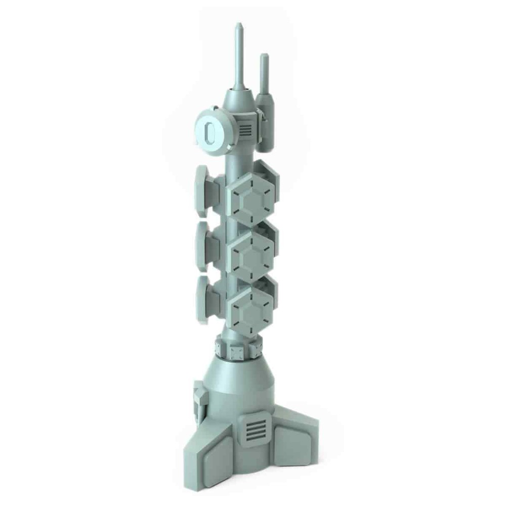 Radio Tower Miniature Compatible with Battletech MWO
