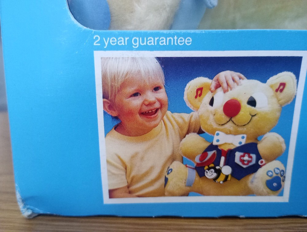 Matchbox Learning Bear LL6000 Vintage BNIB. Soft Activity Bear. 1986
