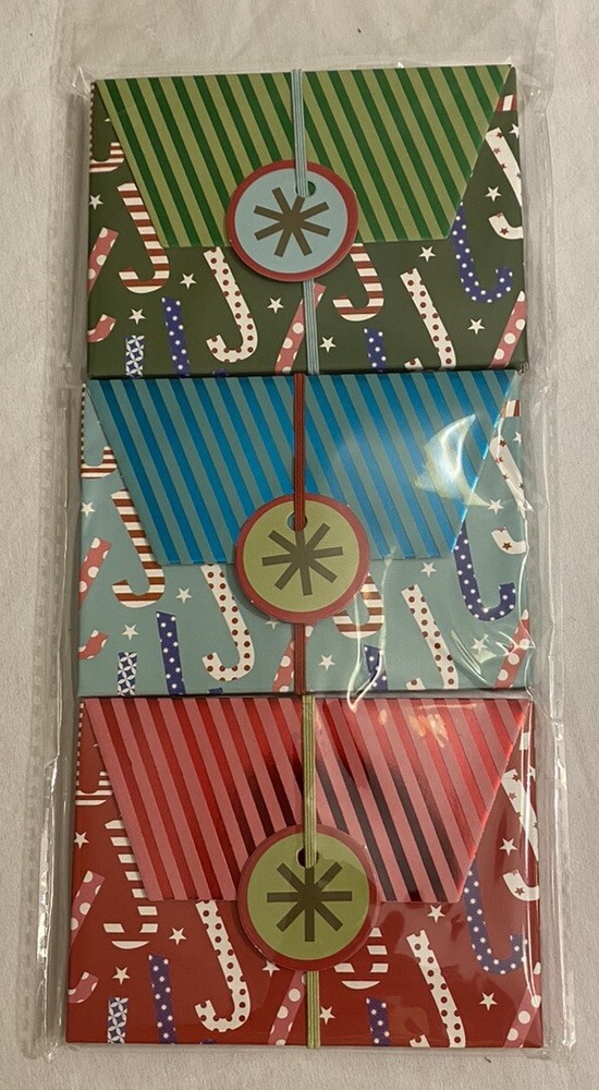 3 Pack Gift Card Holders Christmas