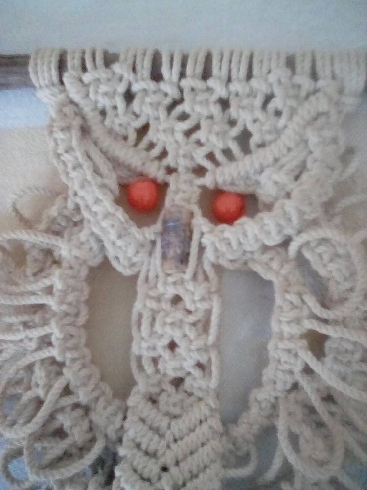 Beautiful Owl Macrame Hanging Decor