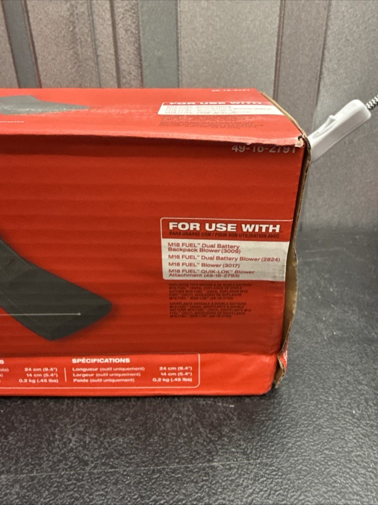 Milwaukee Blower Angled Flare Attachment 49-16-2791