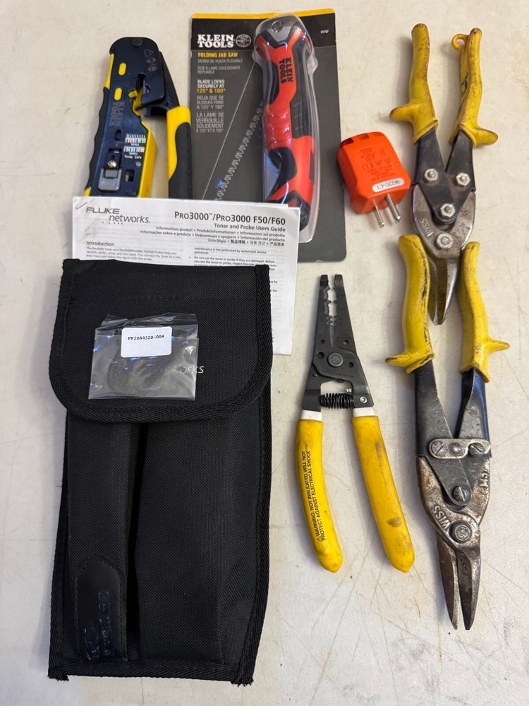 fluke networks pro3000 Klein WISS M3 Hand Tools 7 Pc Mixed Bundle Set