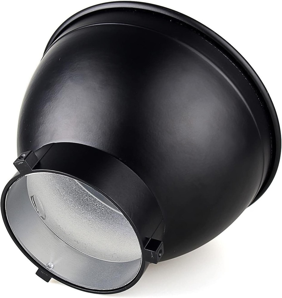 Professional 7" Bowens Mount Reflector with Silver Interior for Even Lighting