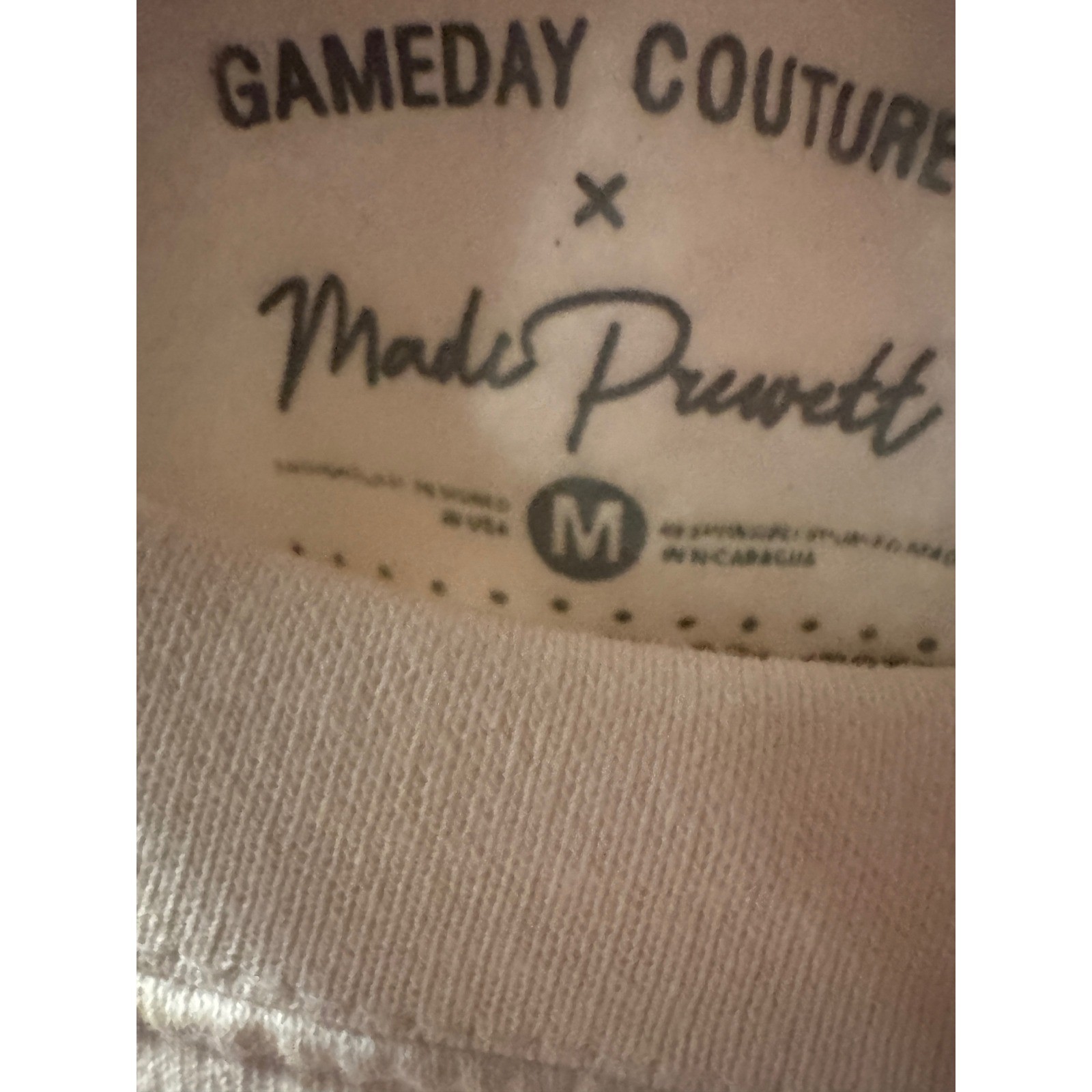Gameday Couture x Madi Prewett Auburn Tigers Sweatshirt Womens Medium Cream