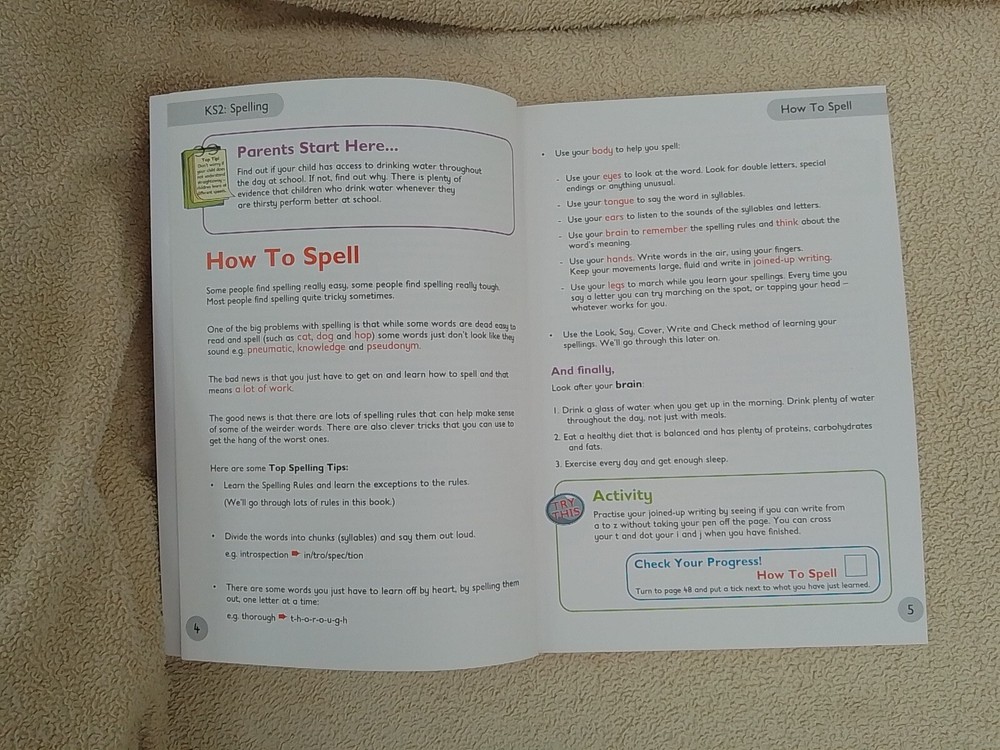 Key Stage 2 Learn Spelling ( Ideal For Ages 7- 8 ) Home Learning Support