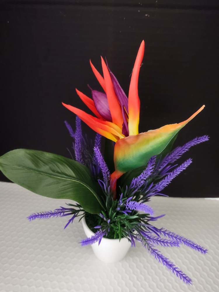 Artificial tropical table centerpiece Small