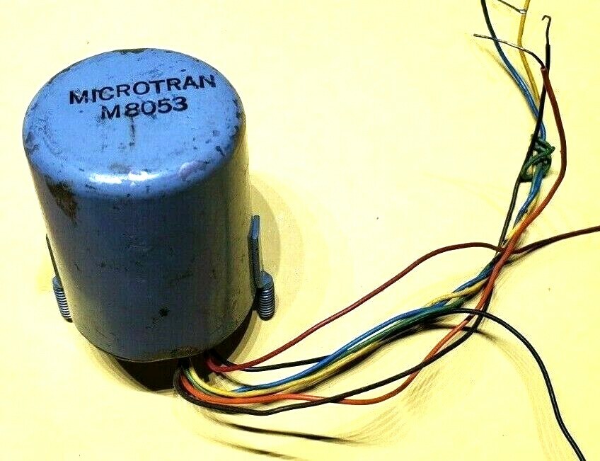 Vintage (1) RARE Microtran M8053 MIC MICROPHONE MC Input Transformer
