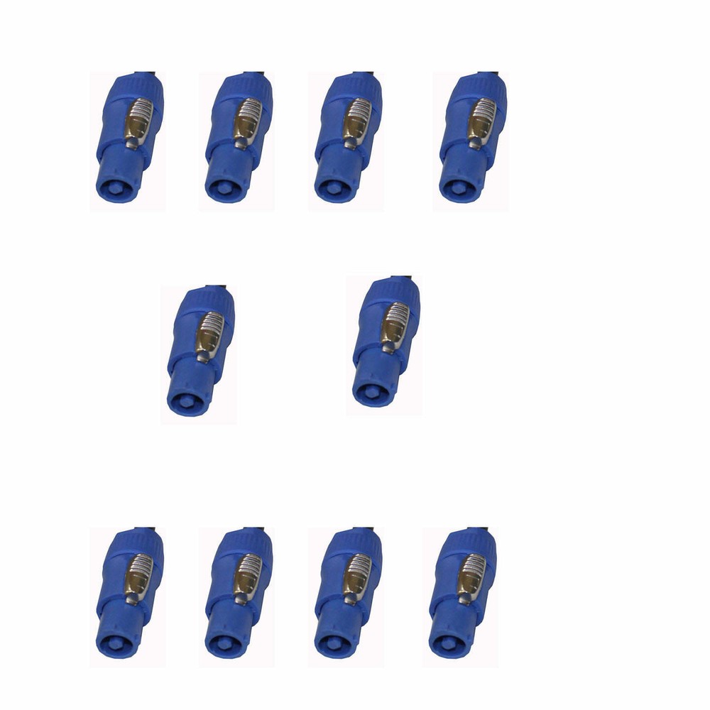 10 PowerCon Lockable Connector ends Blue by Prox