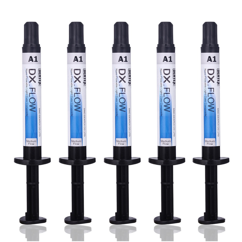 Dental Dentex A1 Medium Flow Flowable Light Cure Composite Resin Syringe
