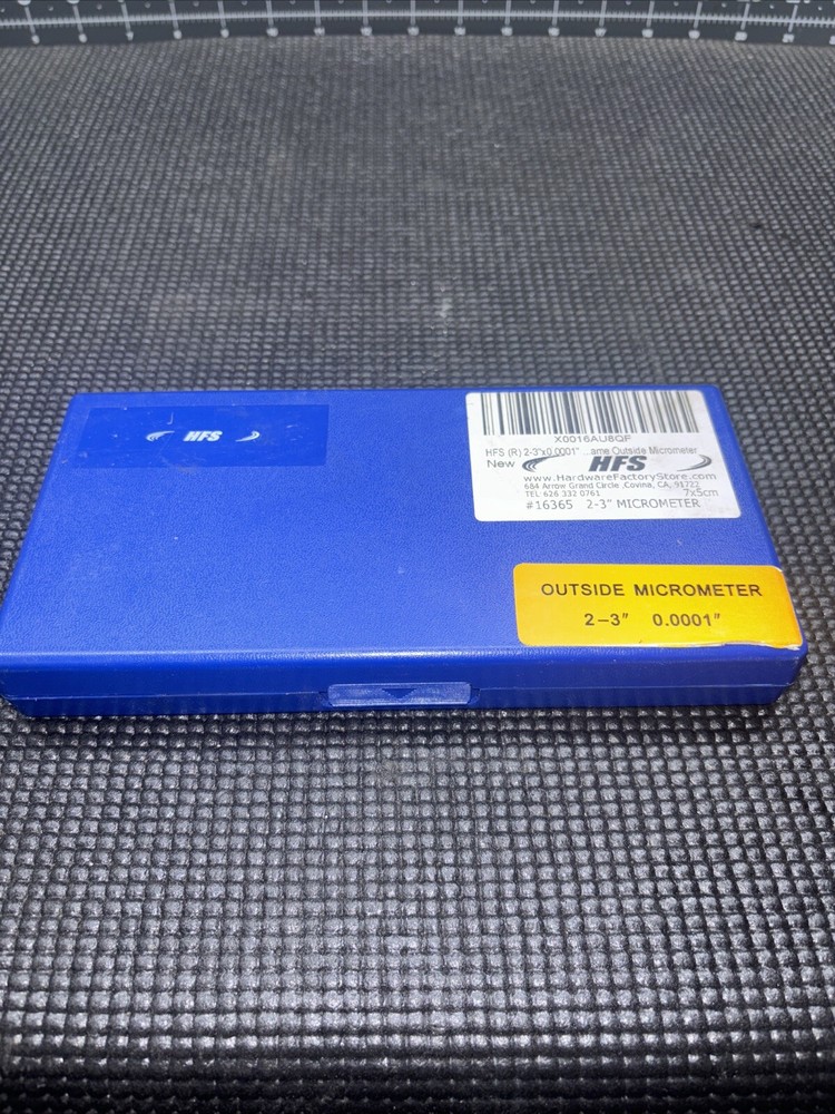 HFS Outside Micrometer 2-3" 0.0001” Measuring Range Professional