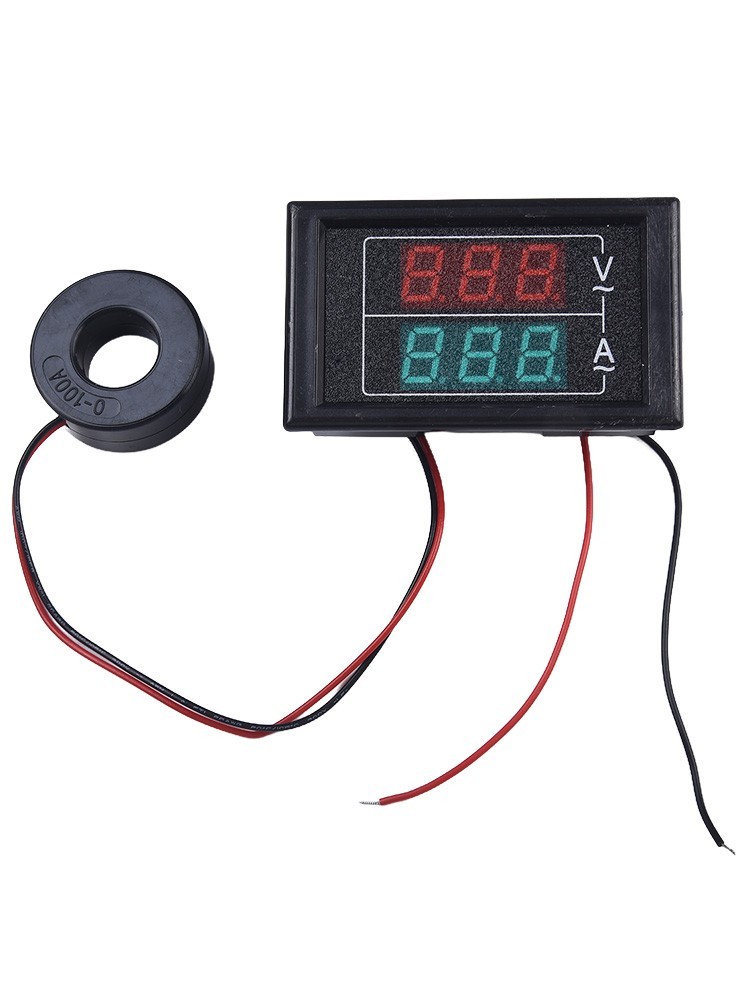 Efficient Monitoring AC Voltage and Current Meter with Dual use Design