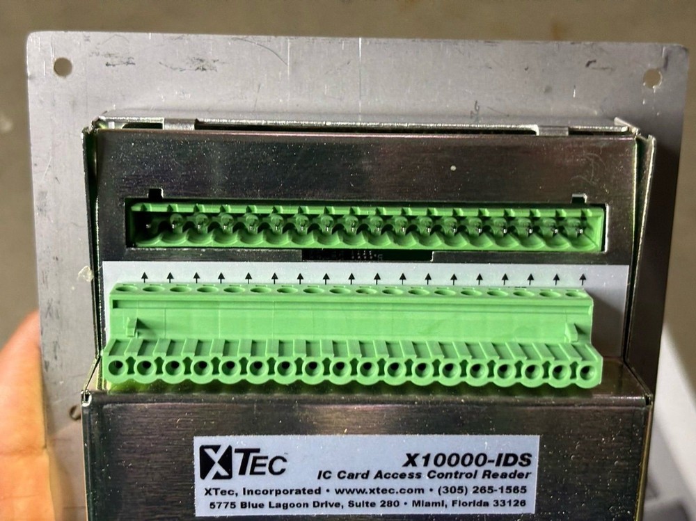 Xtec X10000-IDS Access Control Reader with Pin Pad and Display Open Box