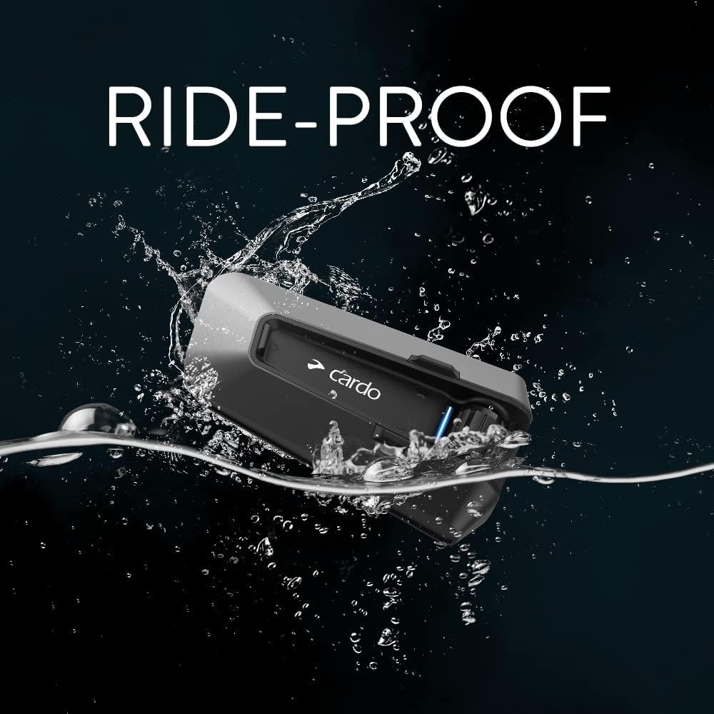 PACKTALK Edge Motorcycle Bluetooth Communication System Headset Intercom - Si...