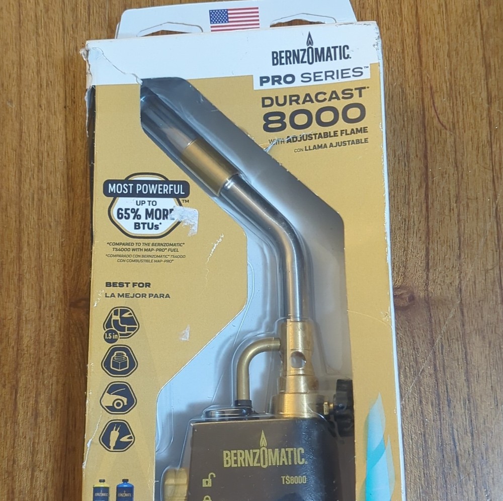 BernzOmatic TS8000 Pro Series Adjustable Flame Propane Torch