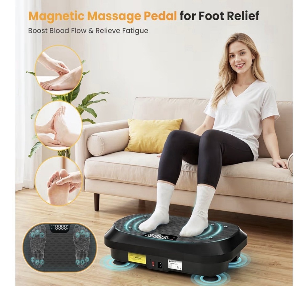 Vibration Plate Exercise Machine, Vibrating plate for lymphatic drainage Weig...