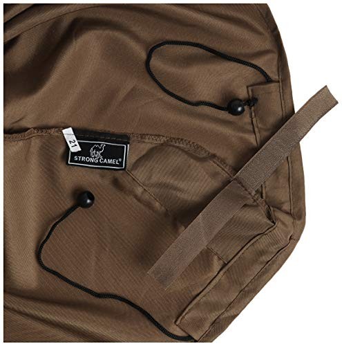 Brown Double Tier Replacement 10'X10'Gazebo Canopy top Patio Pavilion Cover