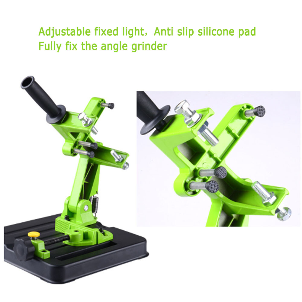 Angle Grinder Holder Support For Cutting Machine DIY Aluminum Bracket Iron Base