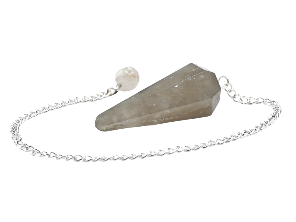 Smoky Quartz Dowsing Crystal Pendulum
