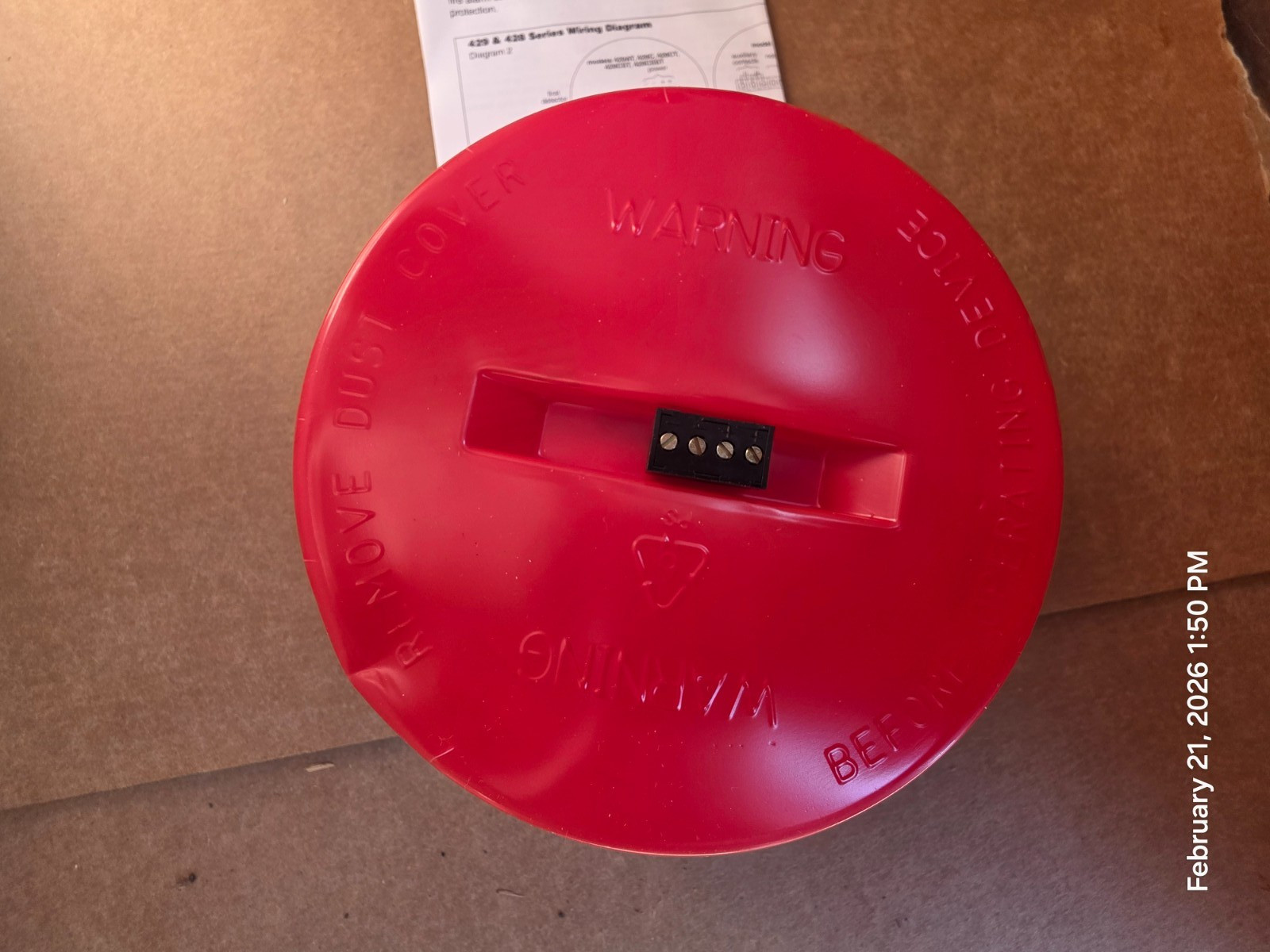 Sentrol ESL 429C Photoelectric Self Diagnostic Smoke Hardwired Detector New In B