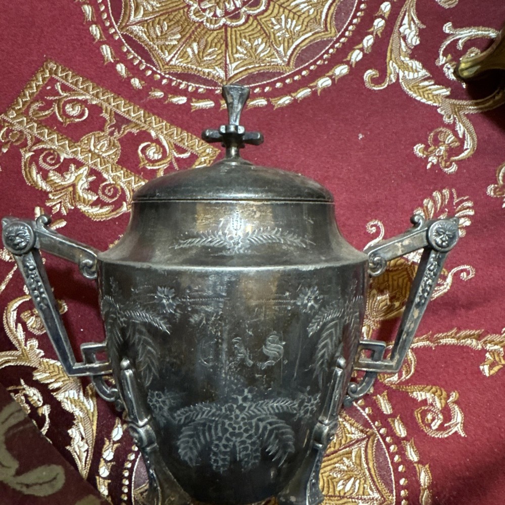 Meriden B. Company tea set 1877