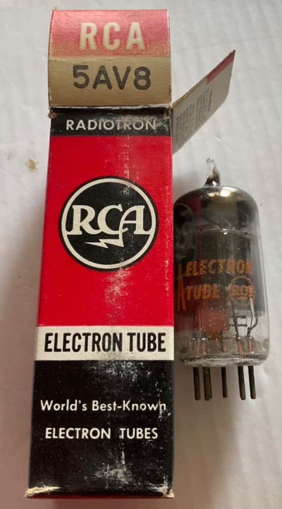 RCA Electron Tube 5AV8 New Old Stock