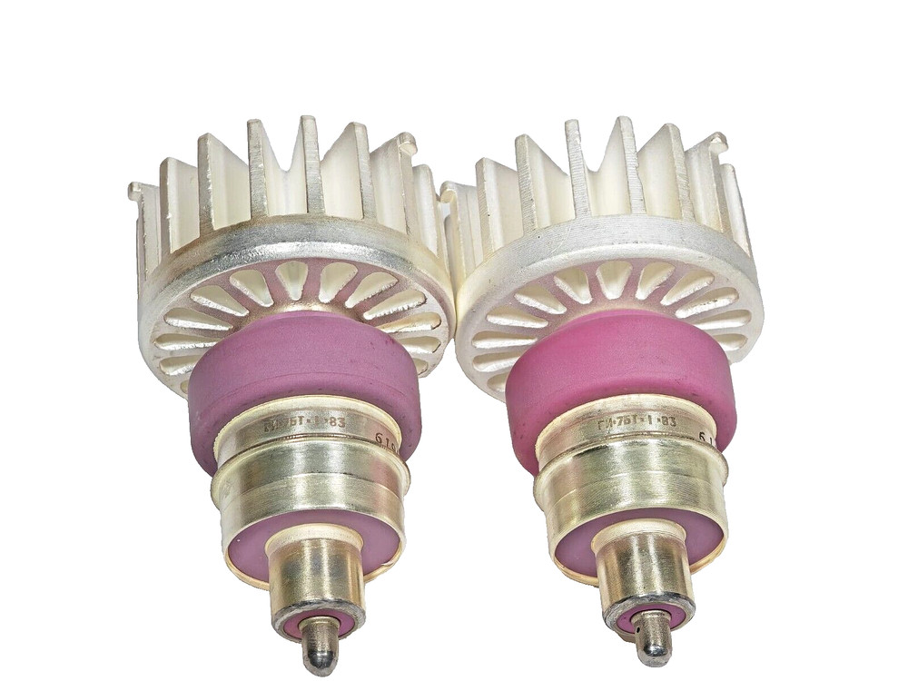 GI-7BT / GI7BT SOVIET POWER COAXIAL TRIODE TUBE NOS /RHOMBUS/OTK QTY-4