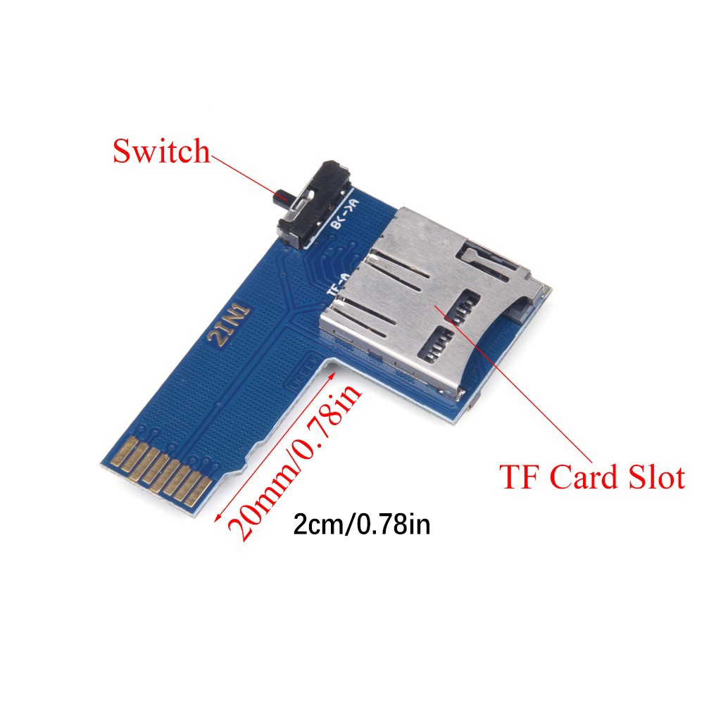 Dual System&Slot TF Card Adapter Module Board For Raspberry Pi 4B/3B+/3B/Zero W
