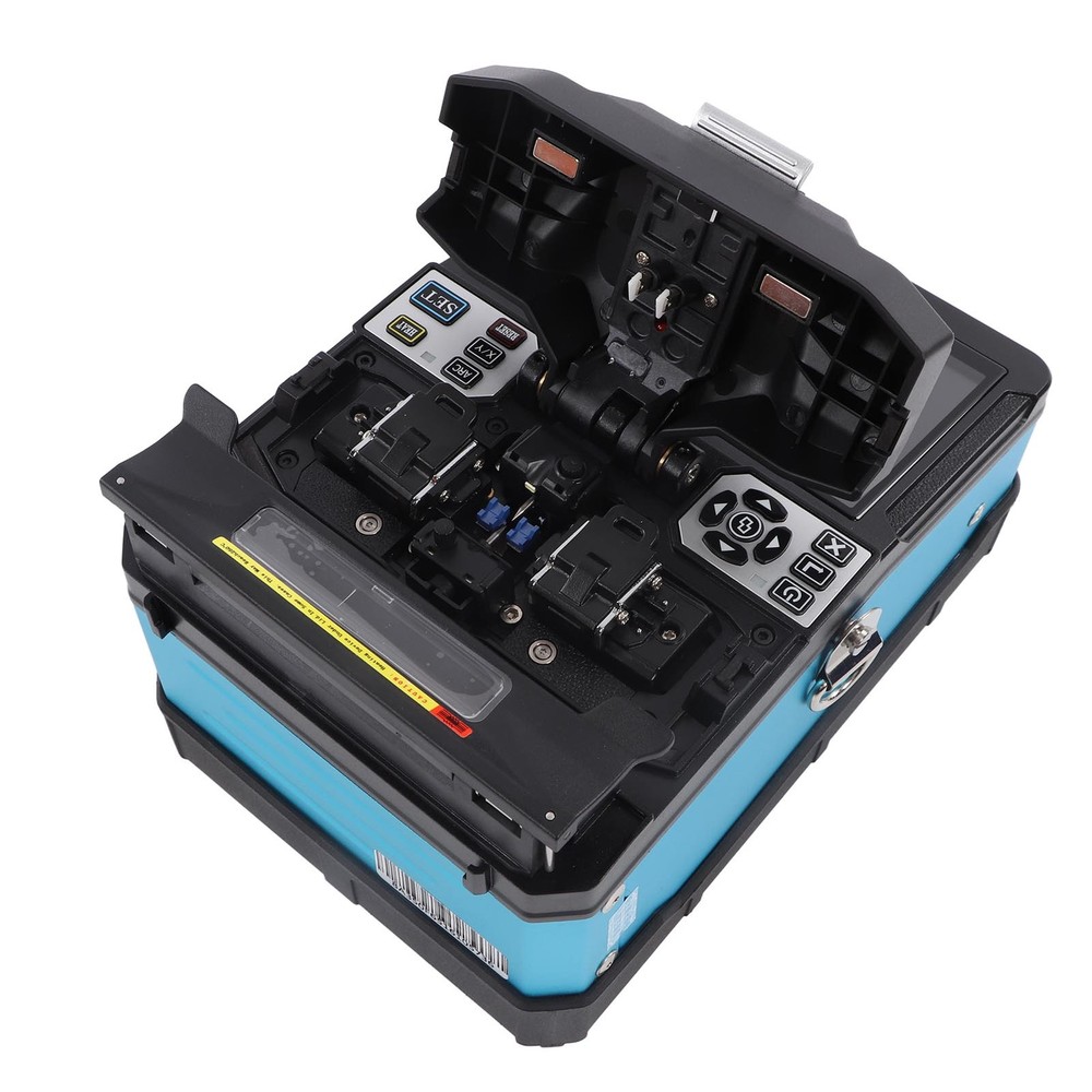 Fusion Splicer Machine Automatic Optical Fiber Cleaver Welding Toolbox Tool Kit