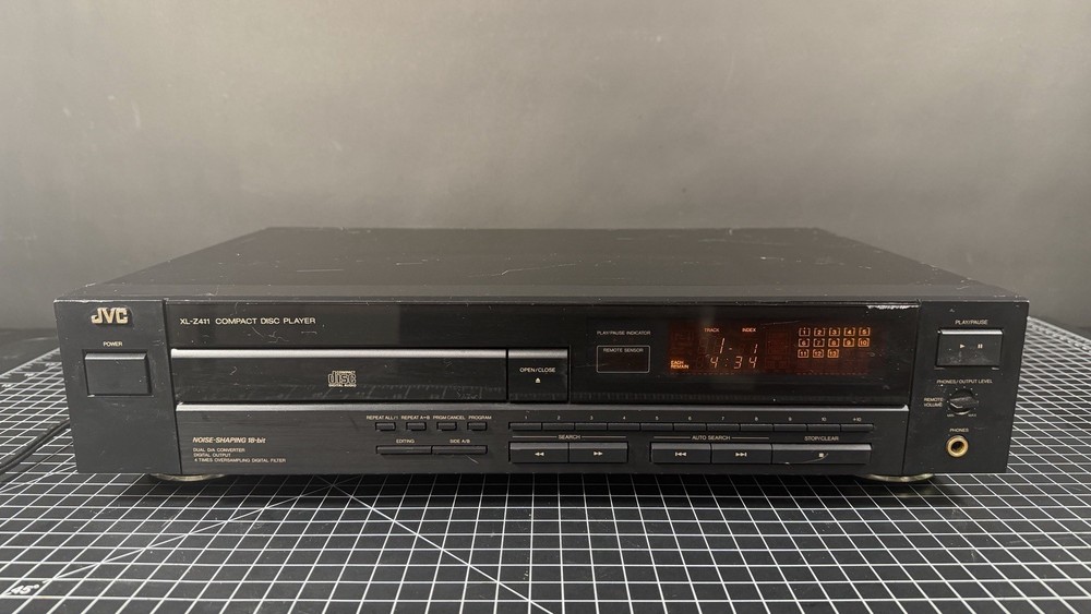 JVC XL-Z411BK Compact Disc Player 18 Bit - No Remote
