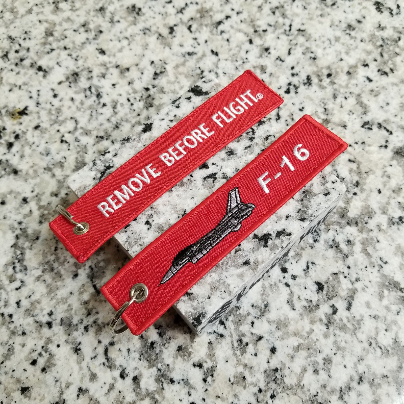 F-16 "Viper" Fighting Falcon Remove Before Flight ® Keychain, Tag, Streamer!