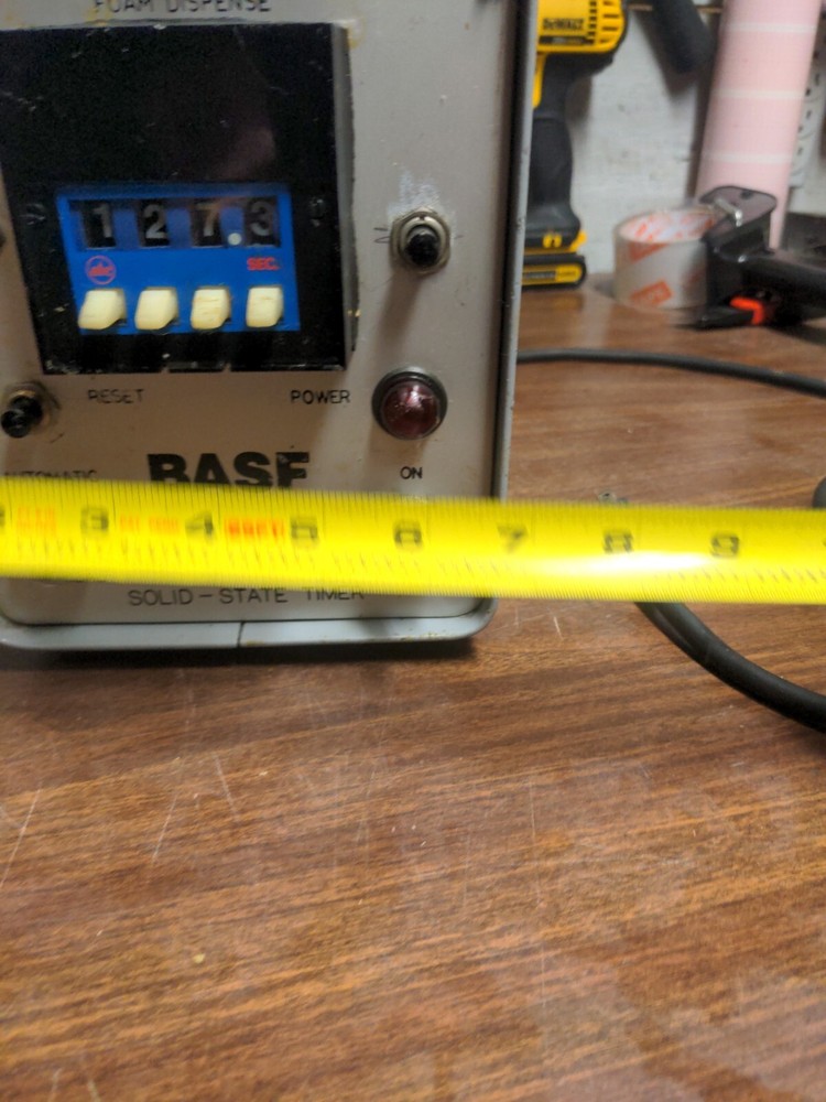 For Repair - BASF Urethane Systems Solid State Timer Model T-5 Foam Dispense