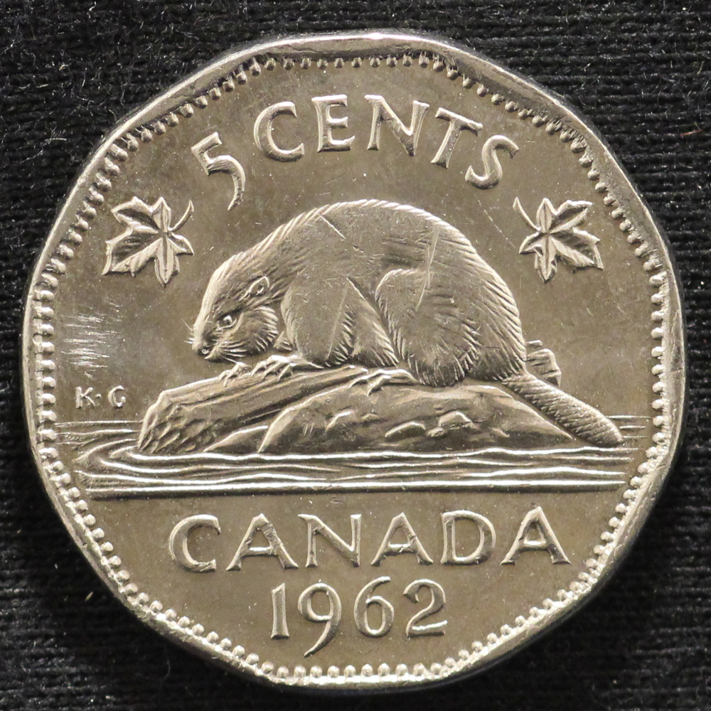 1962 Canada 5 cents - UNCIRCULATED (CA281)