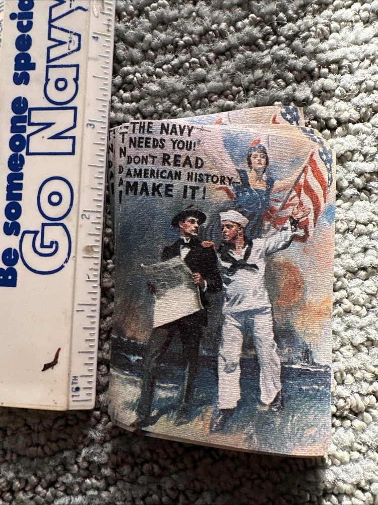 The Navy Needs You! - Don't Read American History MAKE IT! VNTG Patch