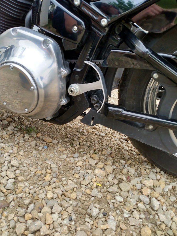 Rolled License Plate Relocation Bracket for HARLEY-DAVIDSON BREAKOUT 2012-2023