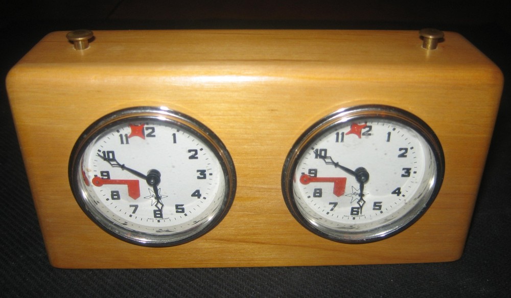Pristine 1950s Alpha German Chess Clock Timer Model # 507 with Original Box
