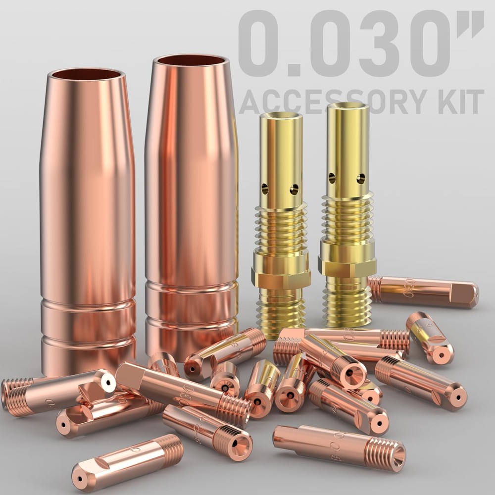 YESWELDER MIG Welding Gun Kit .030" Tip-Nozzle-Diffuser Accessory